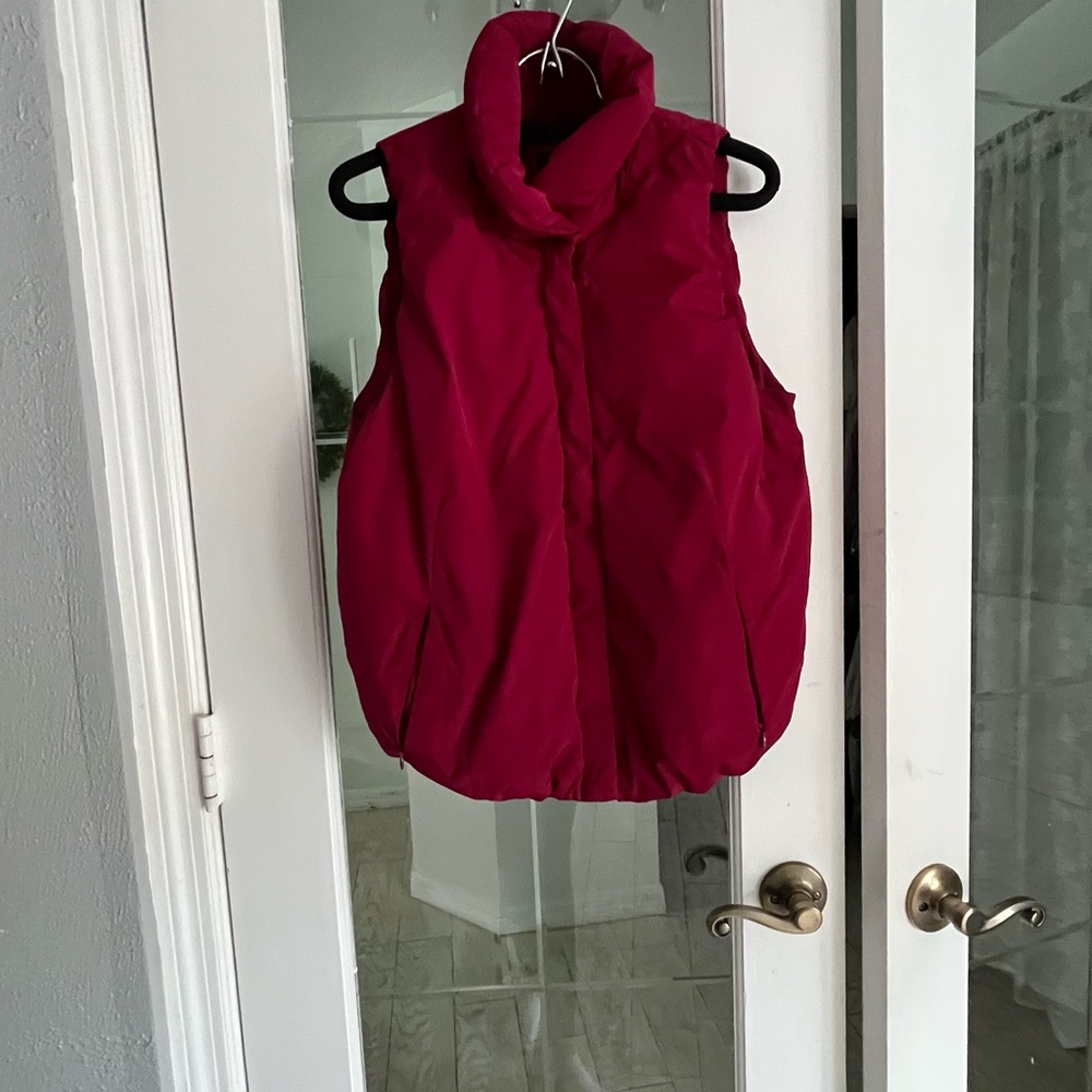 GAP Red Puffer Vest